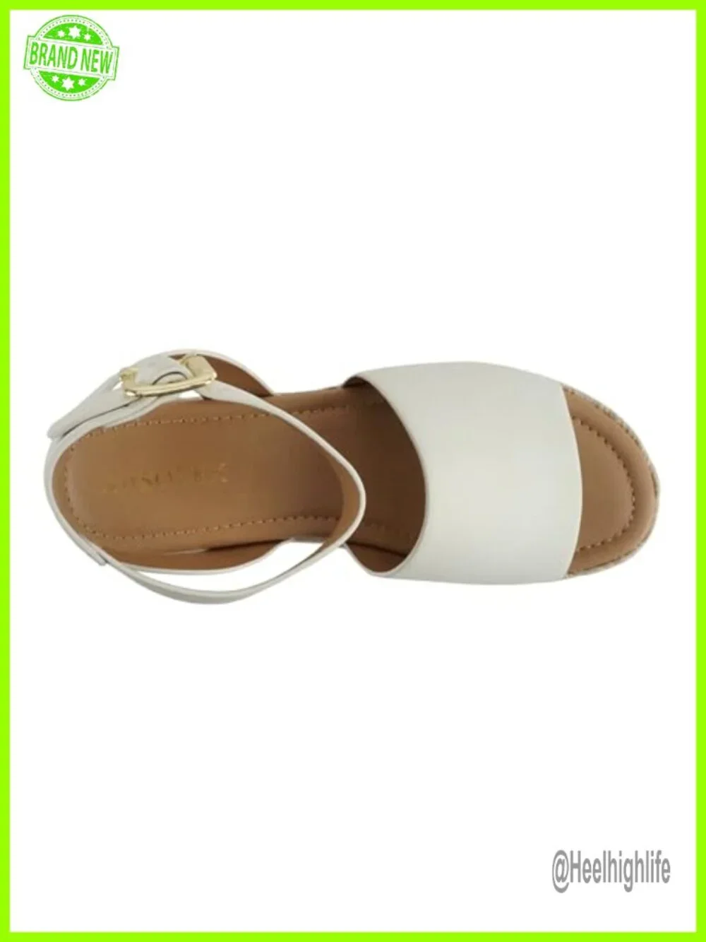 Women's Open Toe Ankle Strap Espadrille Flatform Wedge Sandal